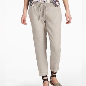 Lucky Brand, 100% linen drawstring pants - Size XS